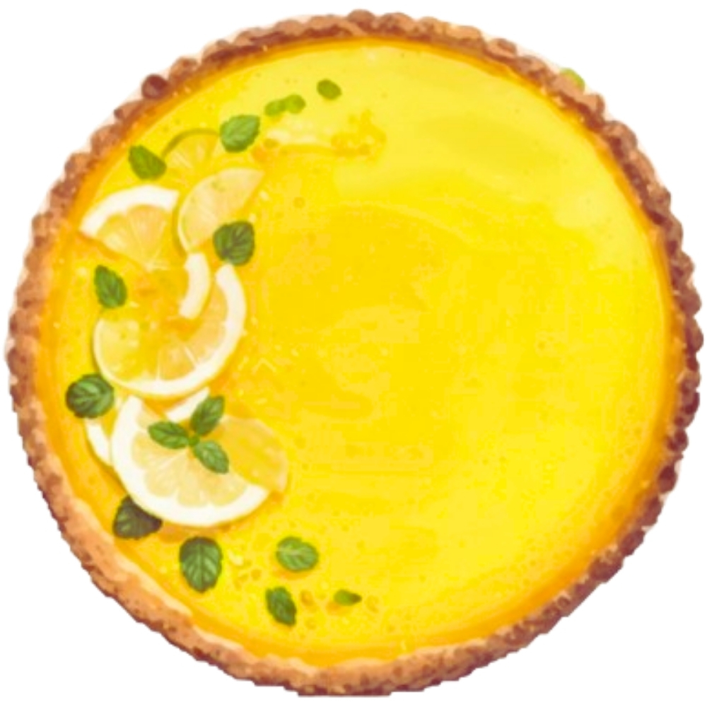 Tarte au citron 6 personnes.