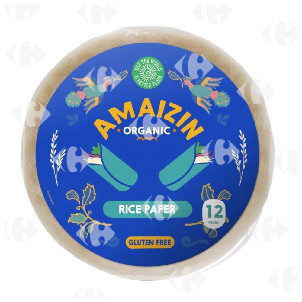 [682644] Feuilles de Riz Sans Gluten Bio Amaizin 110g
