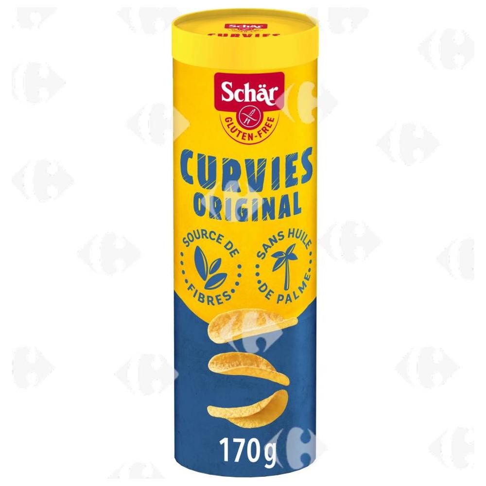[668001] Chips Tuiles Curvies Original Sans Gluten Schär 170g.