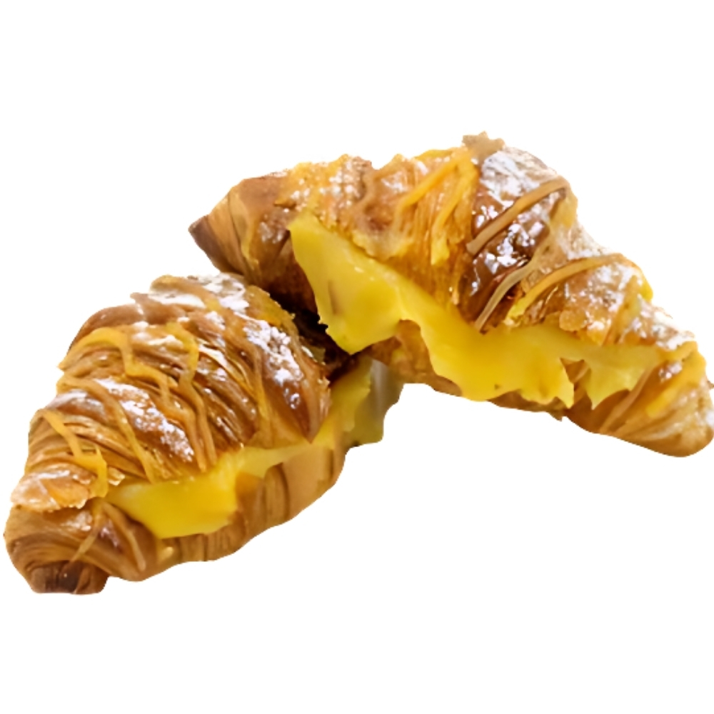 Mini croissant au citron à la pièce.