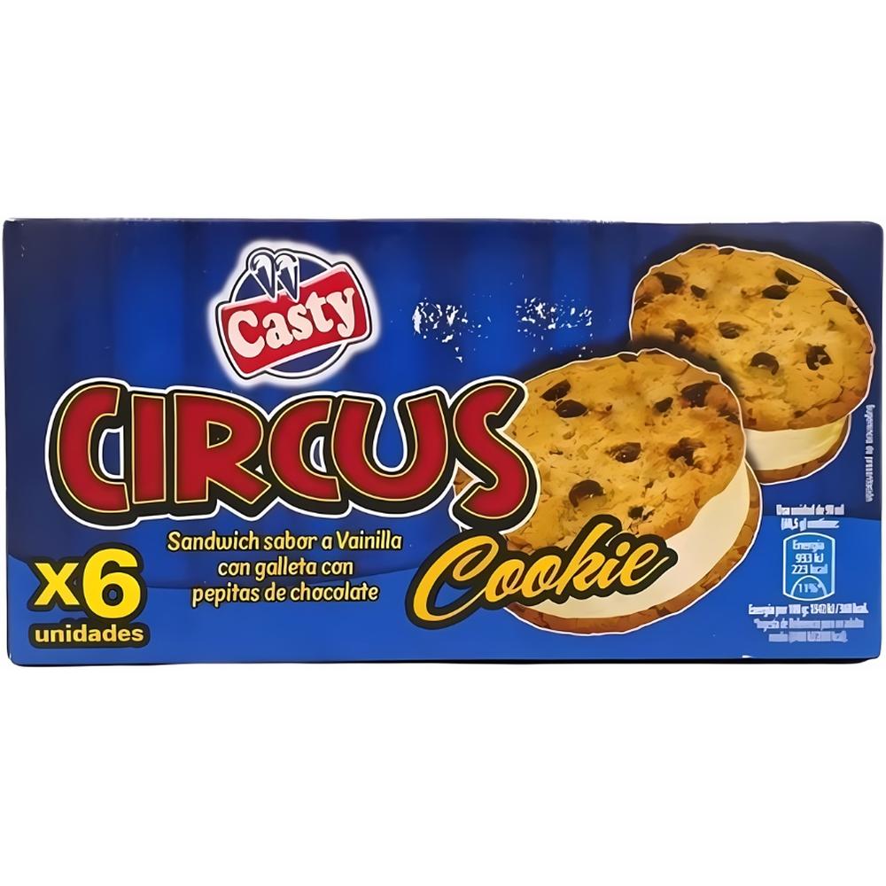 [714562] Pack Sandwich Cookie Casty 6 unités 90ml