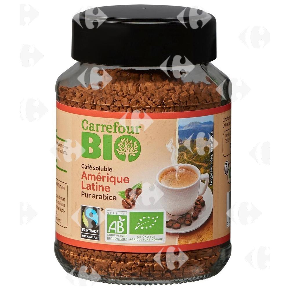 [657468] Café Soluble Amérique Latine Carrefour Bio 100g