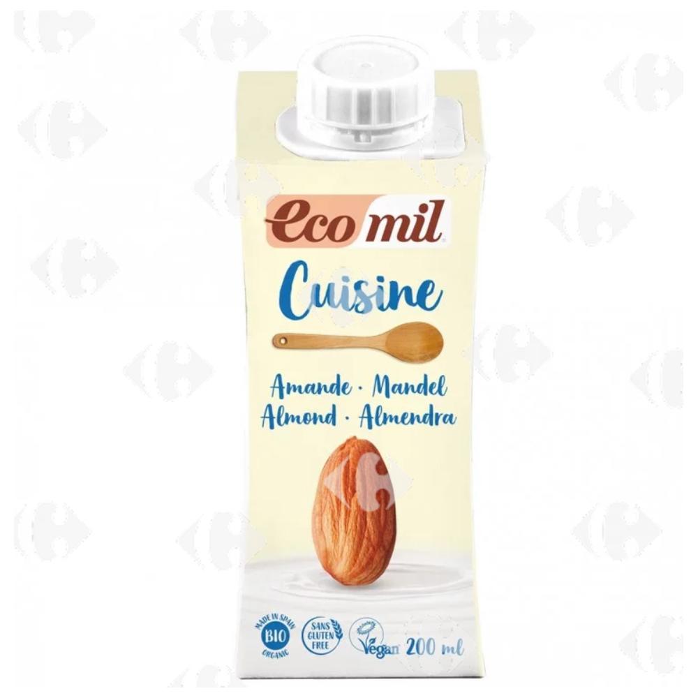 Crème Cuisine Amande Bio Ecomil 200ml