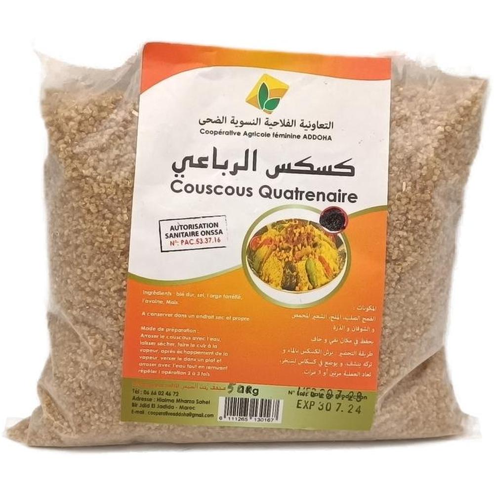 [681176] Couscous Moyen Quaternaire Addoha 500g.