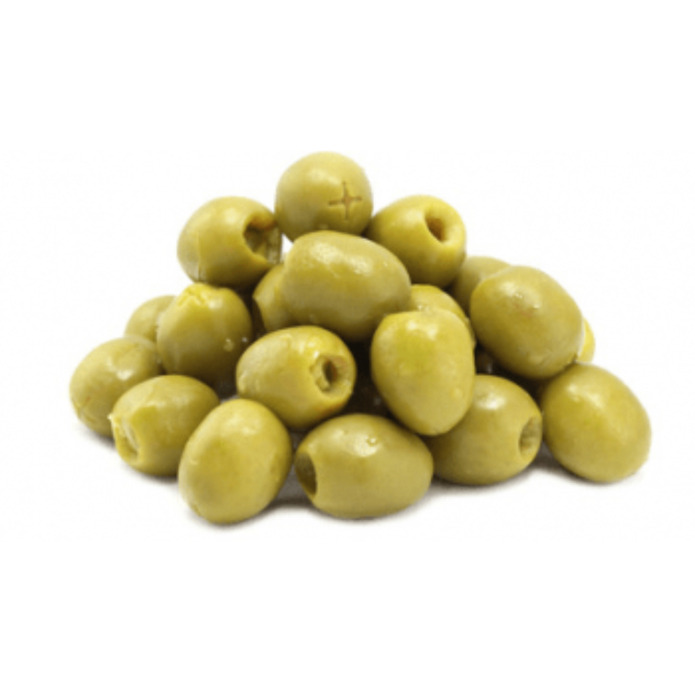 [512168] Olives Vertes Dénoyautées au Kg.