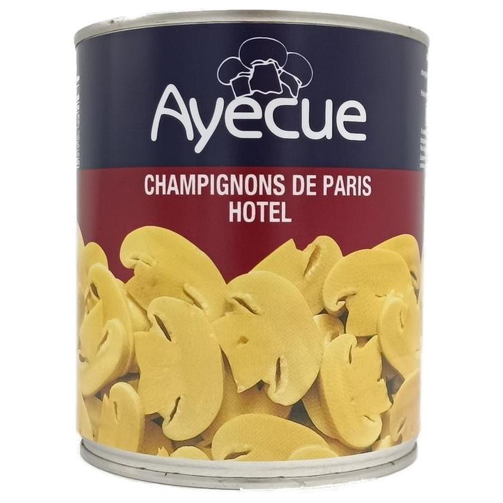 [3380] Conserve Champignons Pieds et Morceaux Ayecue 800g.