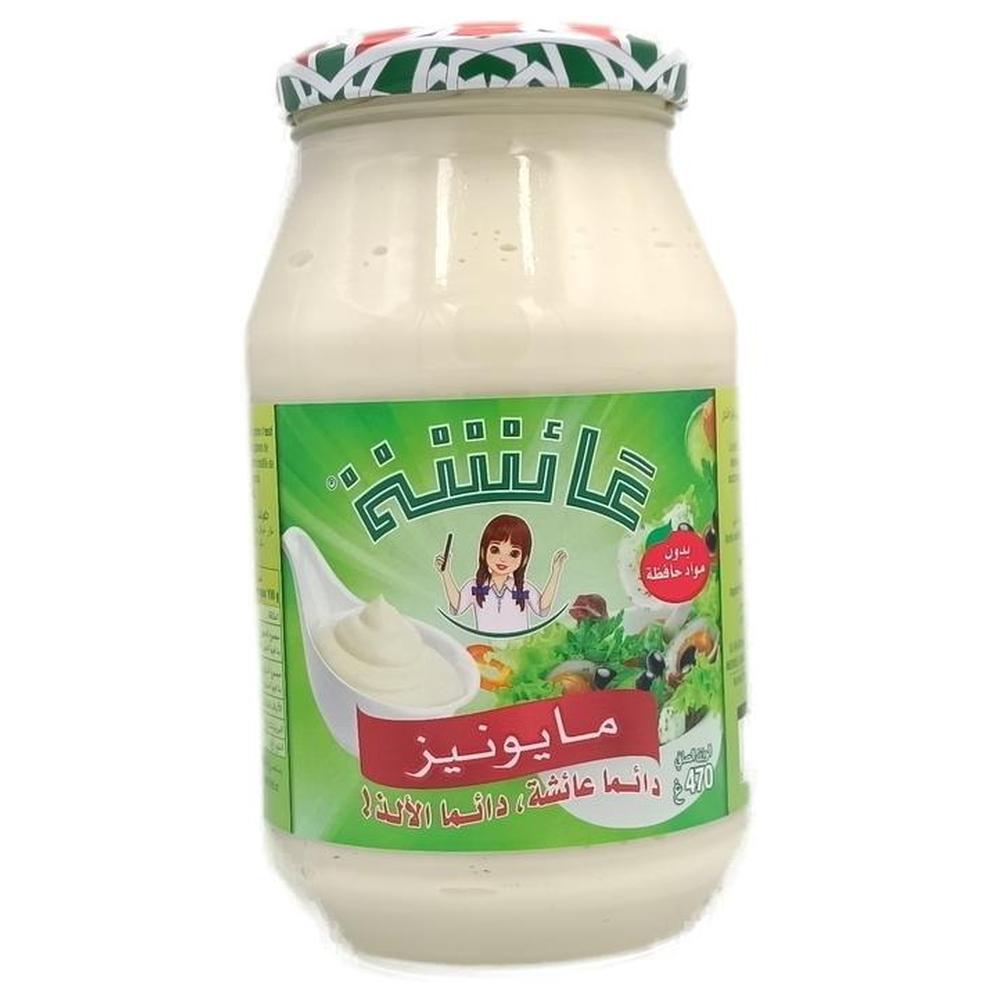 [670690] Mayonnaise Blanche Bocal en Verre Aicha 470g.