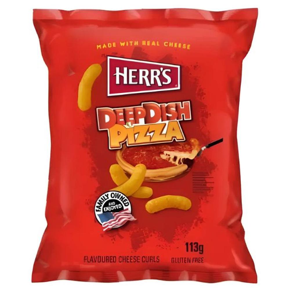Chips Soufflées Fromage et Pizza Herr's 113g