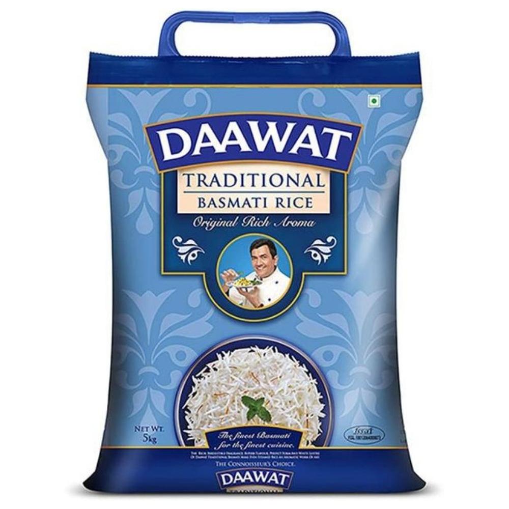 Riz Basmati Traditionnel Daawat 5kg.