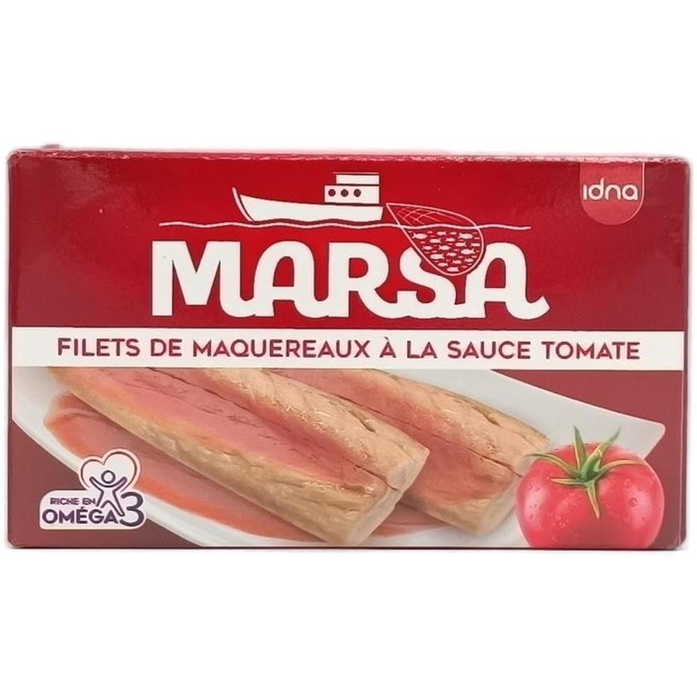 Filets de Maquereaux Sauce Tomate Marsa 125g
