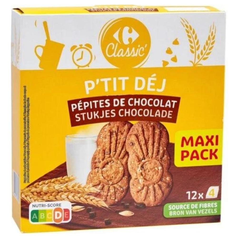 Biscuits Pépites de Chocolat Carrefour Classic' 600g