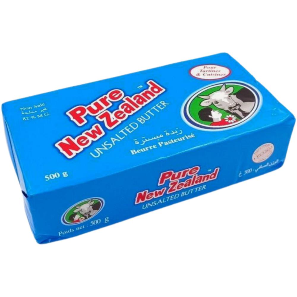 [525179] Beurre Doux Pure New Zealand Bloc 500g.