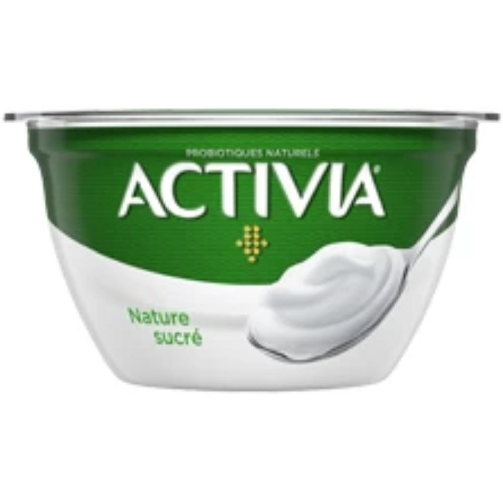 [696349] Yaourt à Cuillère Nature Sucré Activia Danone 120g.