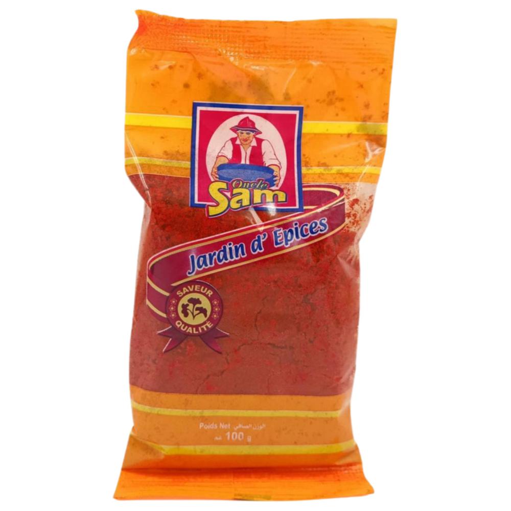 Piment Doux Moulu Oncle Sam 100g.