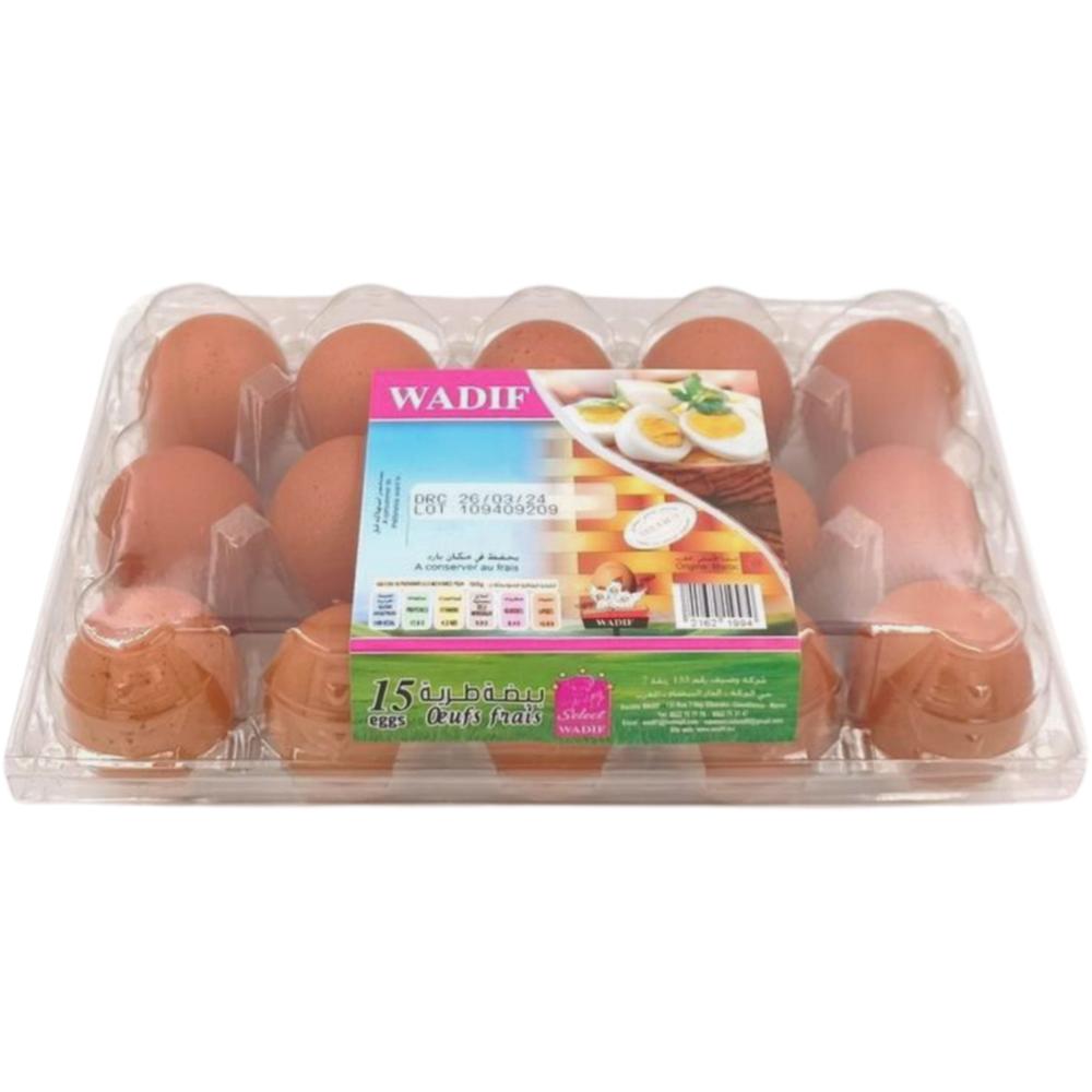 Oeuf Wadif 15 unités.