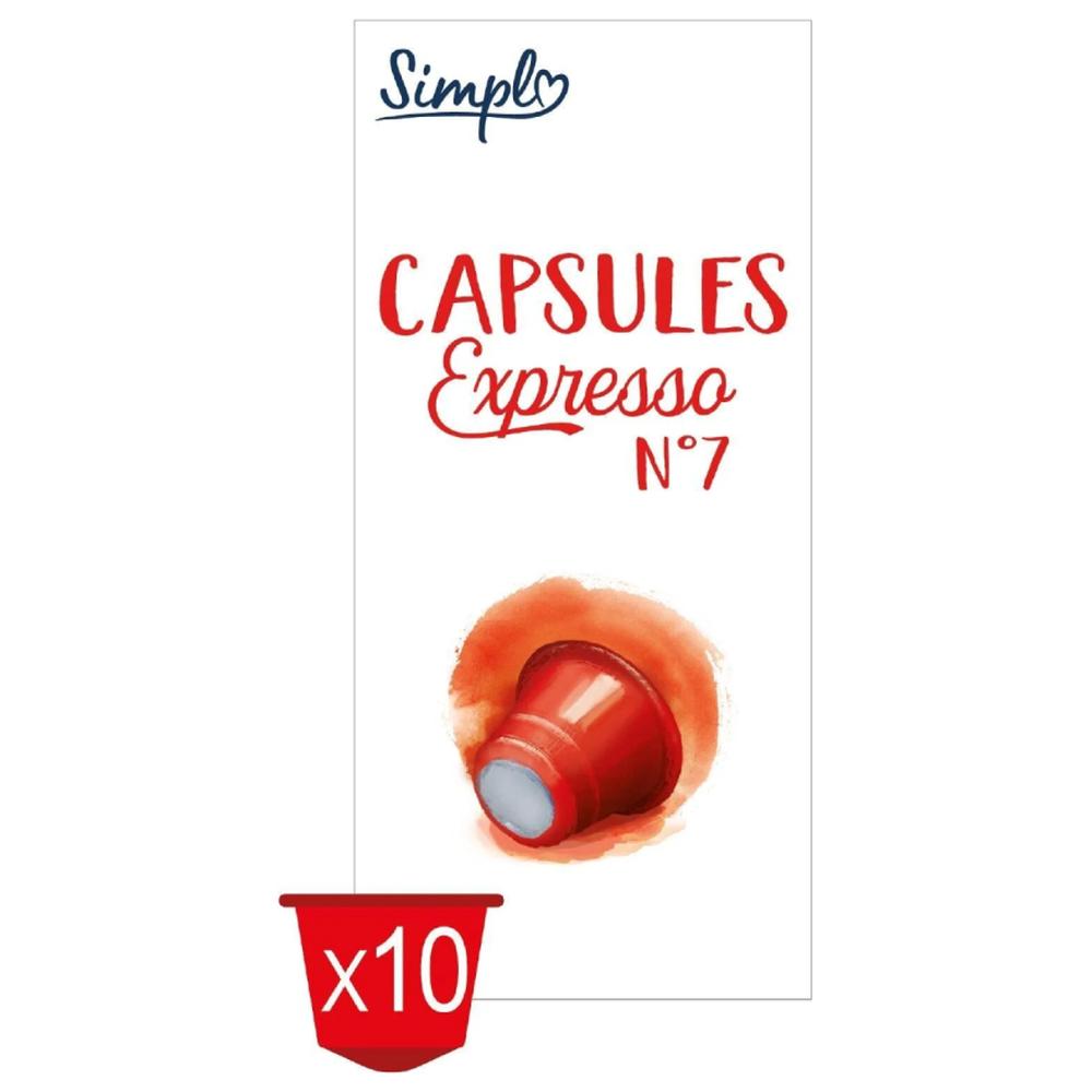 [708168] Café Capsules Expresso Simpl 10 Capsules
