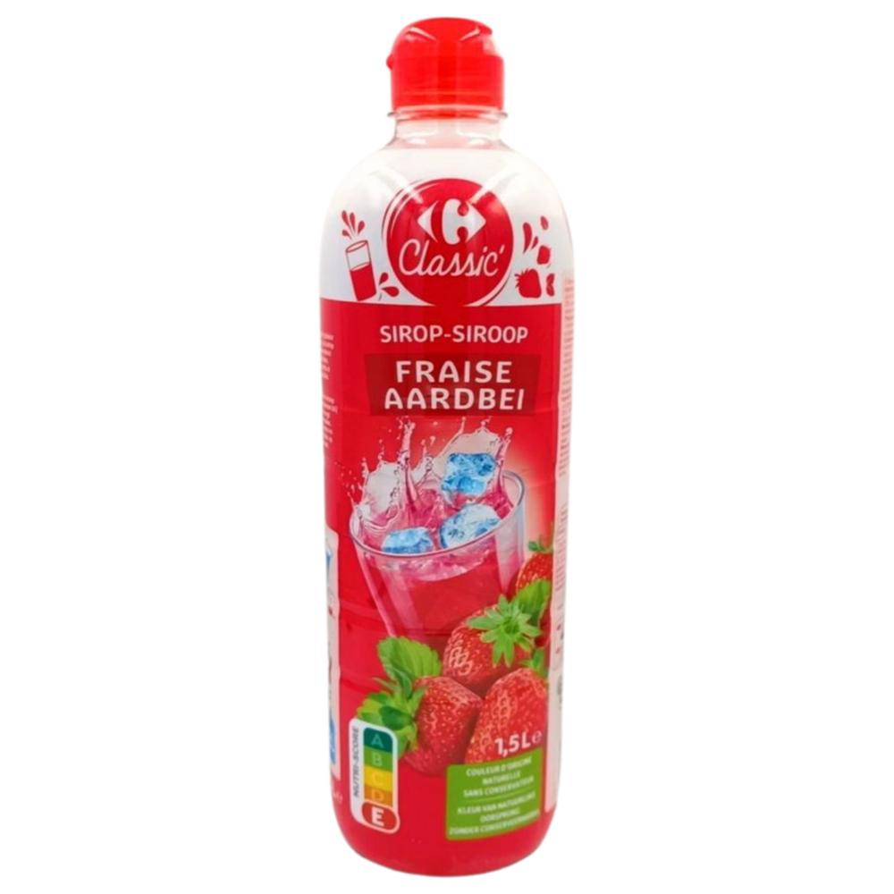 [709031] Sirop de Fraise Carrefour classic 1,5L.