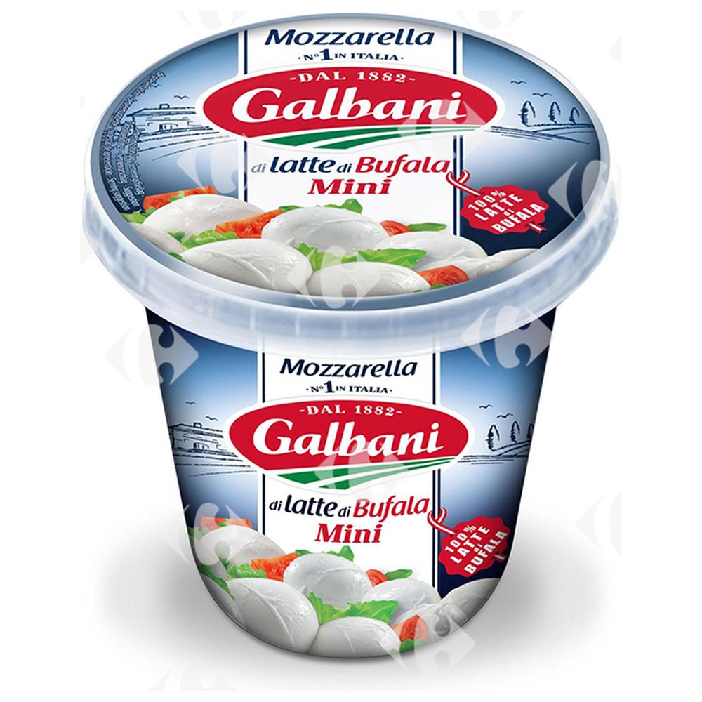 Mozzarella Di Bufala 52%Mg en Billes Galbani 15x10g.