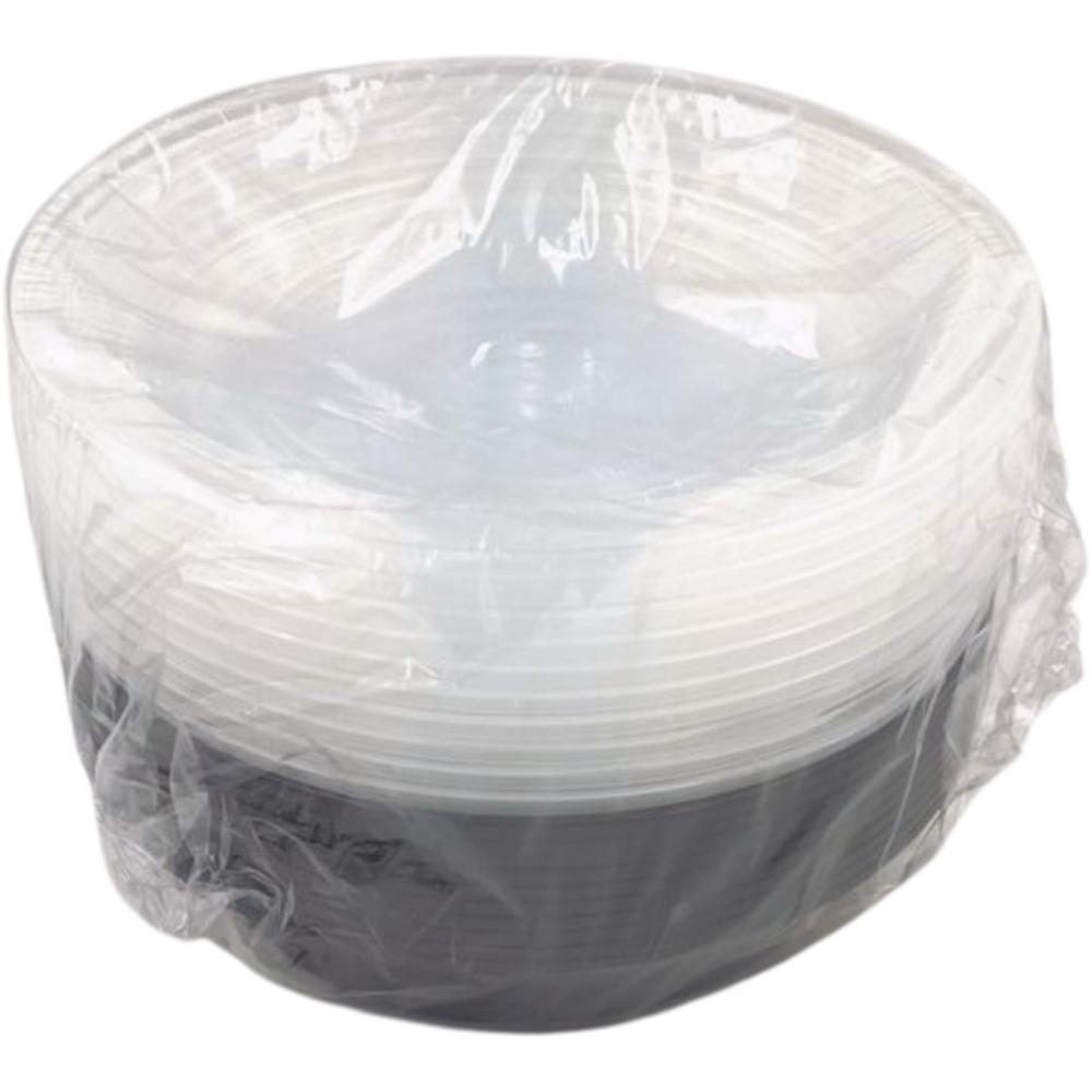 [693965] Barquette en Plastique Noir 47cl 10 unités.