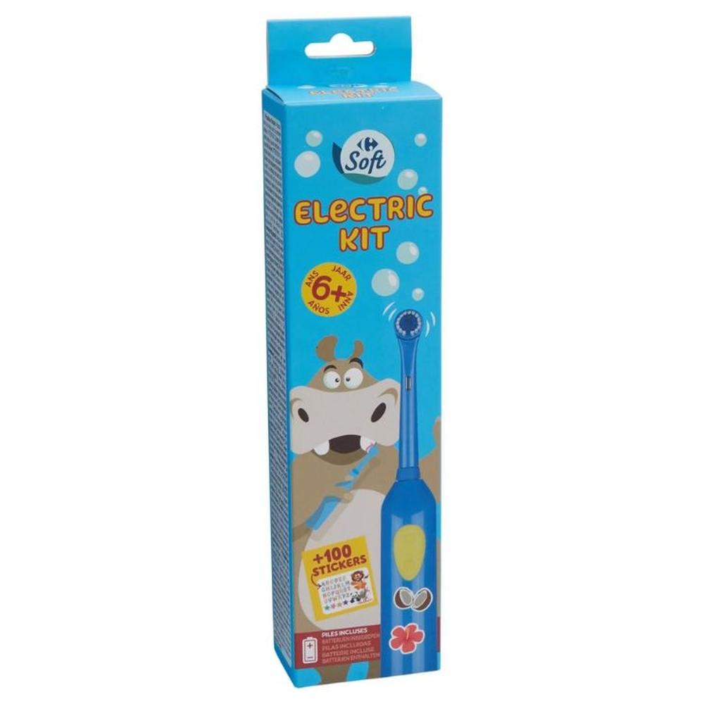 [709678] Brosse à Dent à Pile Enfant Carrefour Soft.