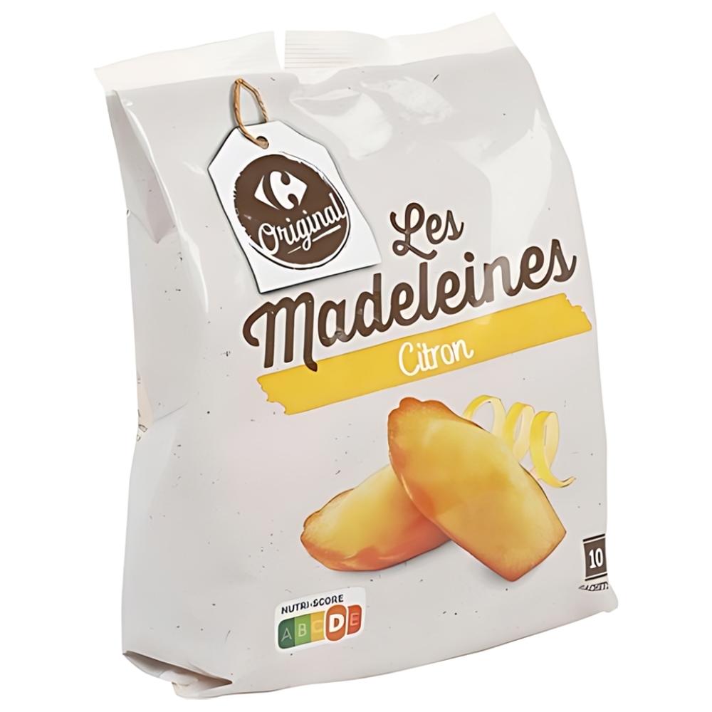[700229] Madeleines Citron Carrefour Original 250g 10 unités