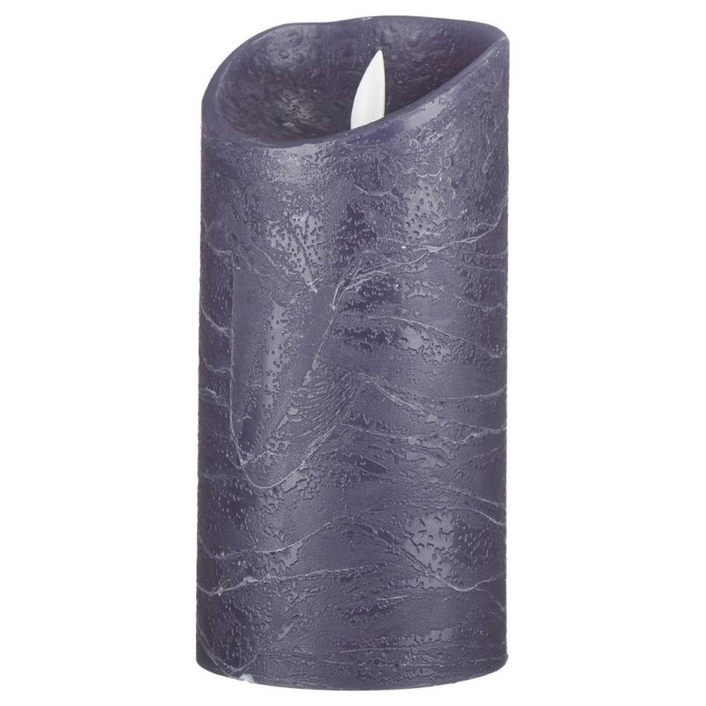 Bougie Pilier LED Bleu Foncé Kasa 8cm