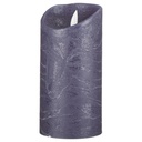 Bougie Pilier LED Bleu Foncé Kasa 8cm