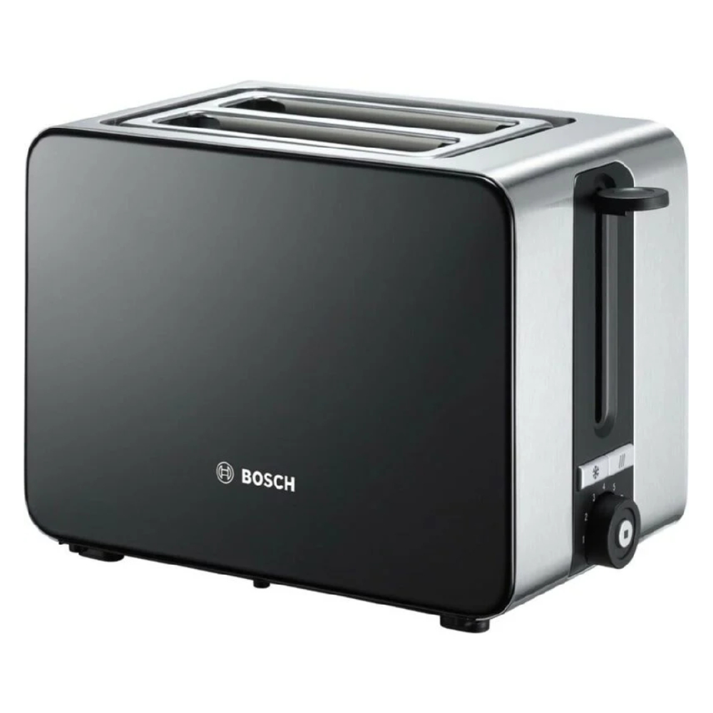 [696122] Grill-pain Acier Inoxydable Noir Bosch.