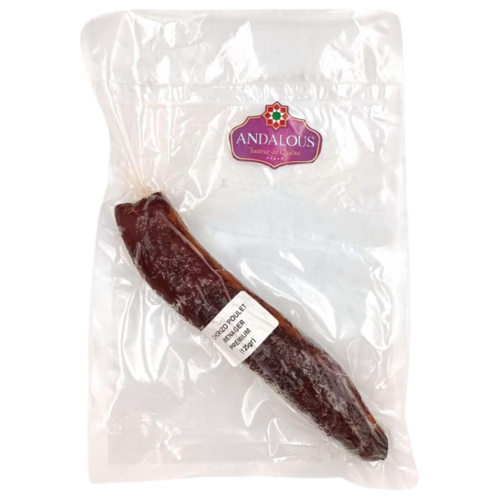 [649819] Chorizo de Poulet Traditionnel - Charcuterie - Andalous 125g.