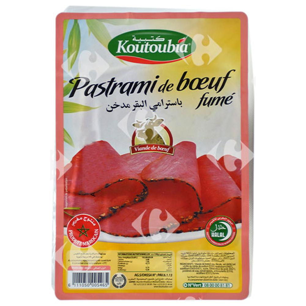 [74257] Pastrami de Bœuf Fumé - Charcuterie - Koutoubia 80g