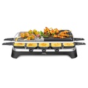 Raclette Pierrade Grill en Inox 3 en 1 Tefal 10 Coupelles