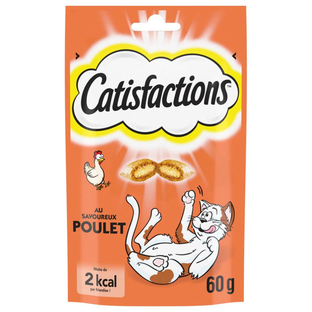 [511784] Friandises au Poulet pour Chats Catisfactions 60g