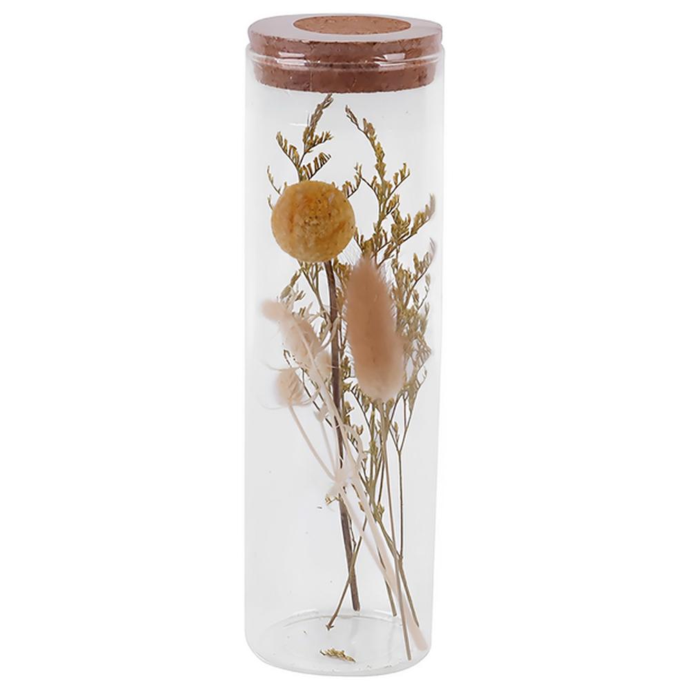 [711756] Tube Fleurs Sèches Bouchon Liège Kasa 19cm