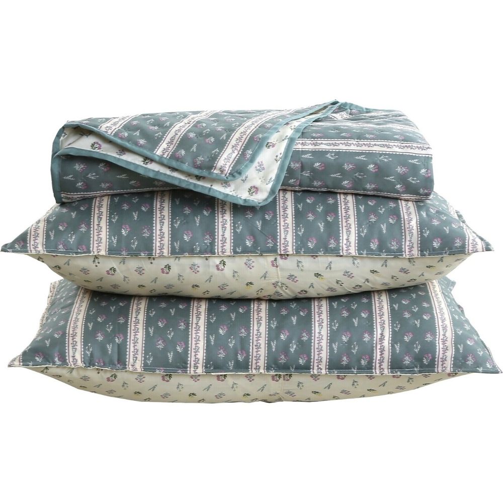 [731306] Couvre-Lit Rayure Campestre Kasa 240x220cm