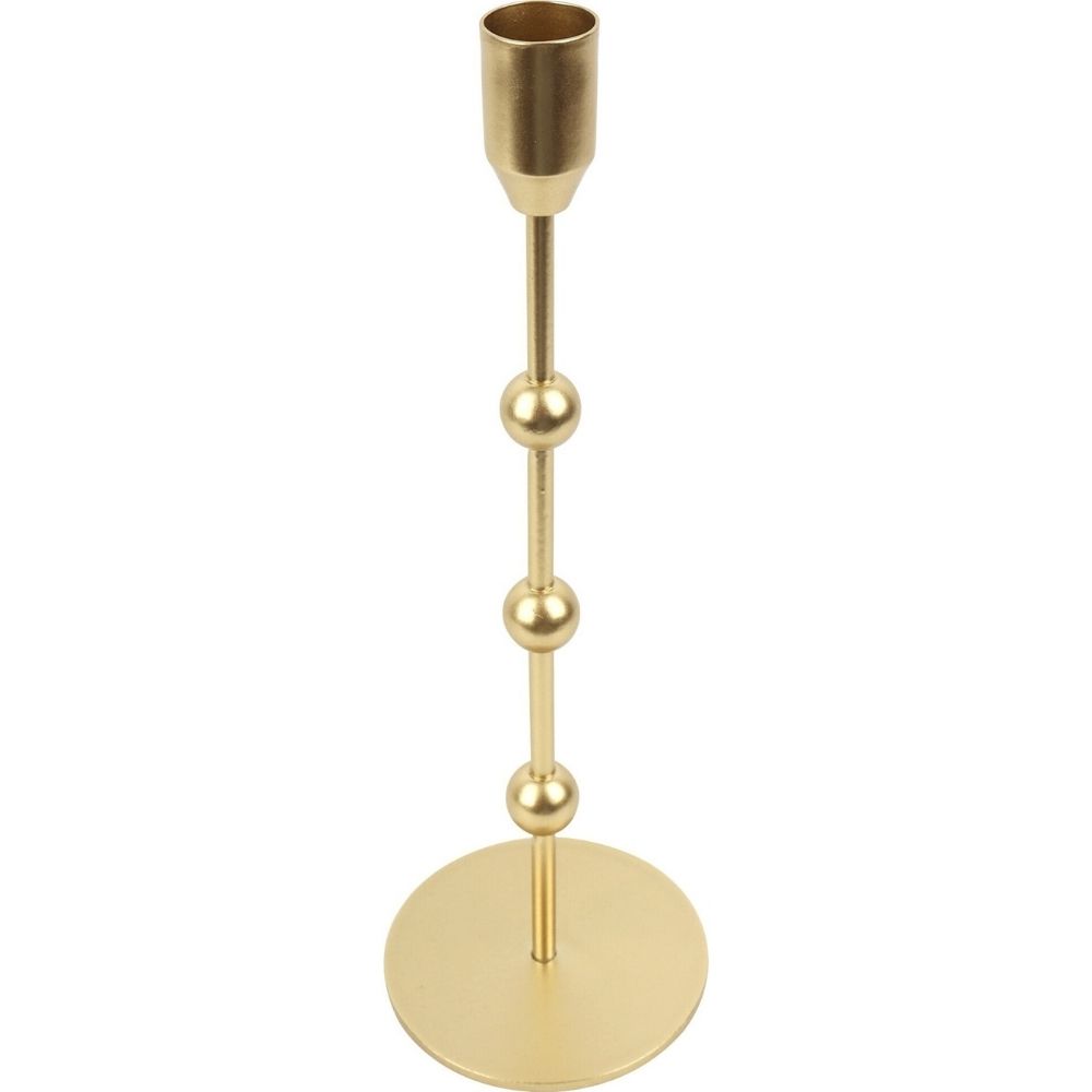 Bougeoir en Métal Doré Kasa 24cm