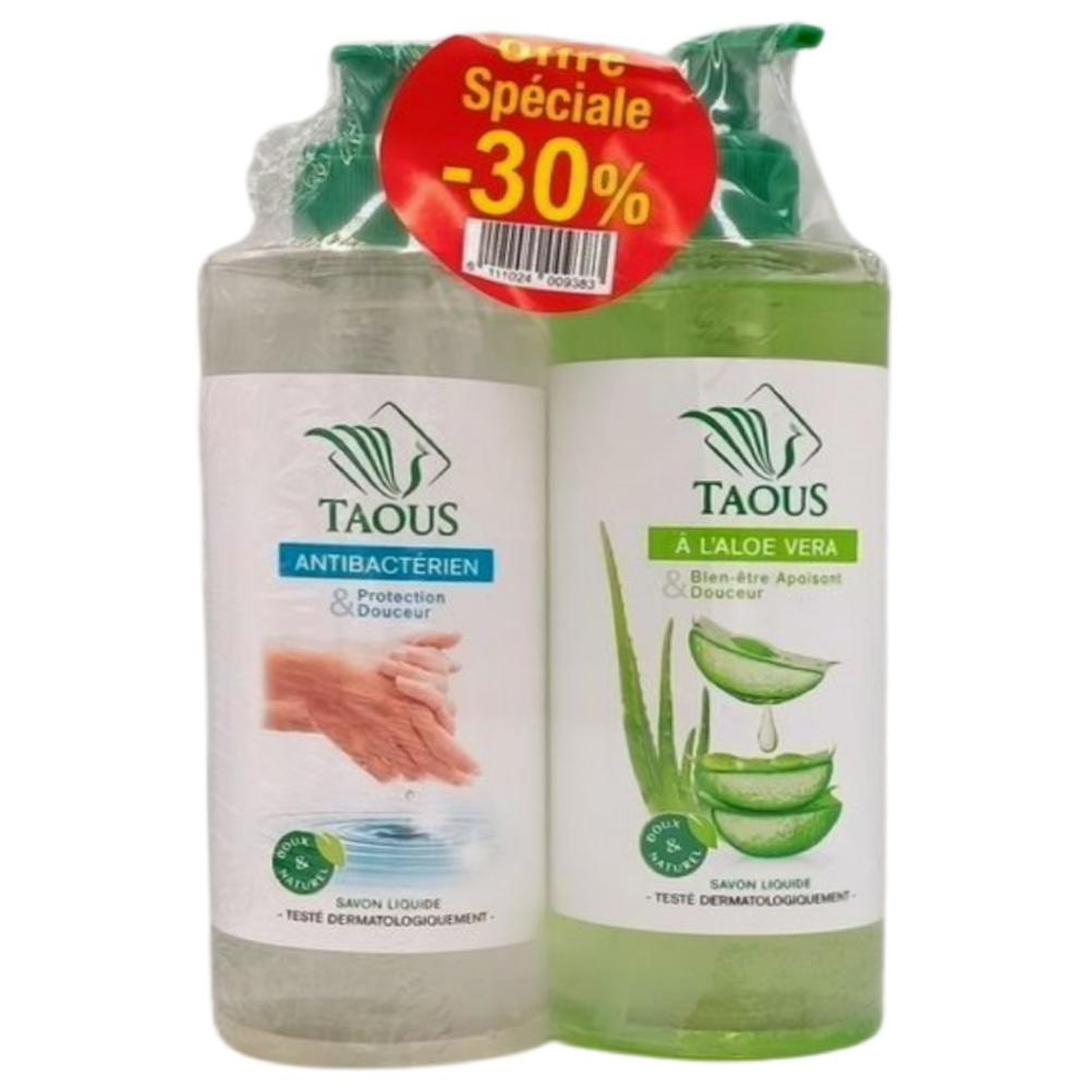 [715058] Savon Liquide Taous Antibactérien Aloe Vera 470ml - 30%