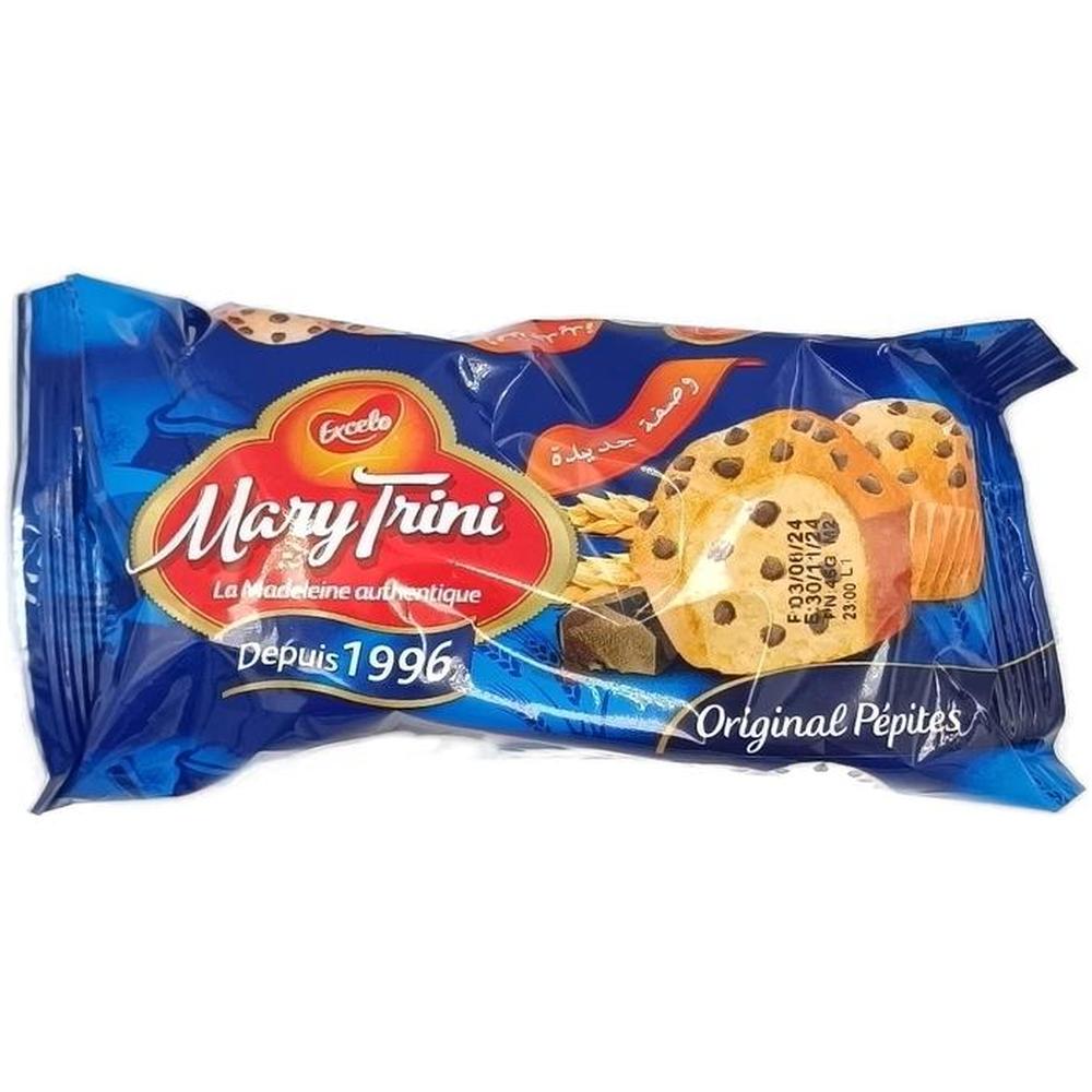 Madeleine Nature et Pépite Chocolat Mary Trini 50g