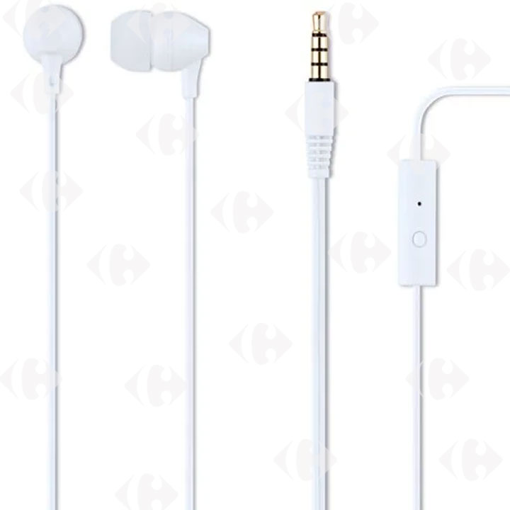 [664152] Écouteurs avec Fil PSEAR181WH Blanc Poss