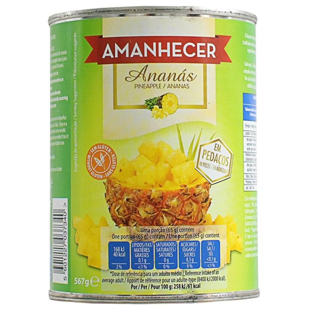 [714291] Ananas en Morceaux Amanhecer 567g
