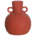 Vase Kasa en Céramique Marron à Anse 15cm