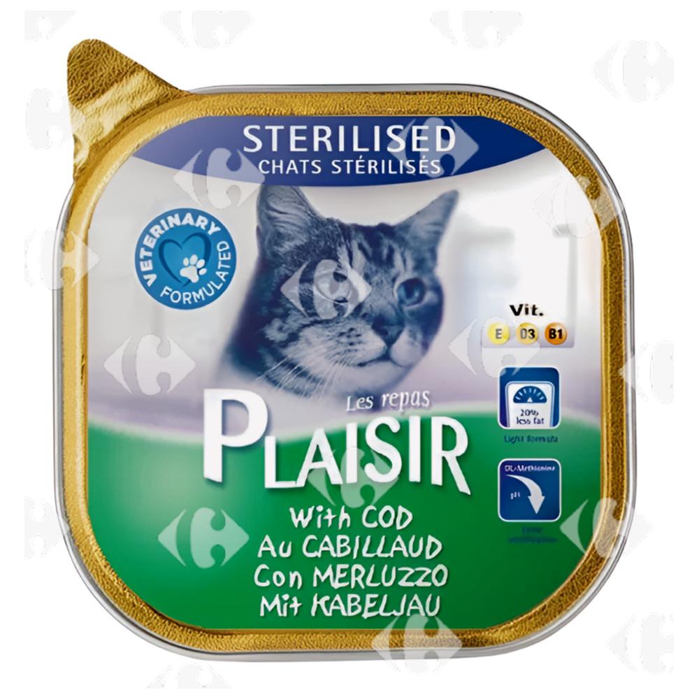 [693009] Pâtée Chat Stérilisé Poisson Maurue Plaisir 100g