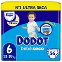 Couches Bébé Bebé Seco Taille 6 (13-18kg) Dodot 56 unités