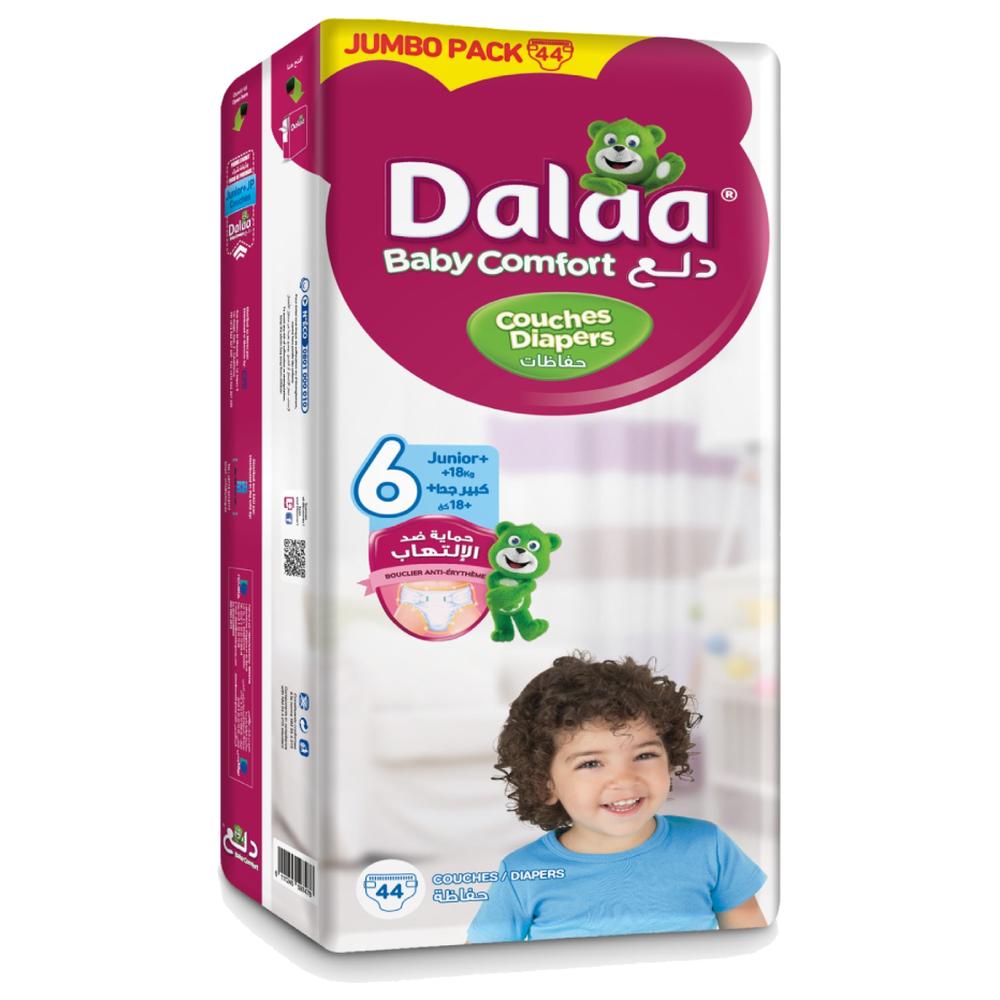 Couches Bébé Junior Taille 6 Jumbo Dalaa 44 unités
