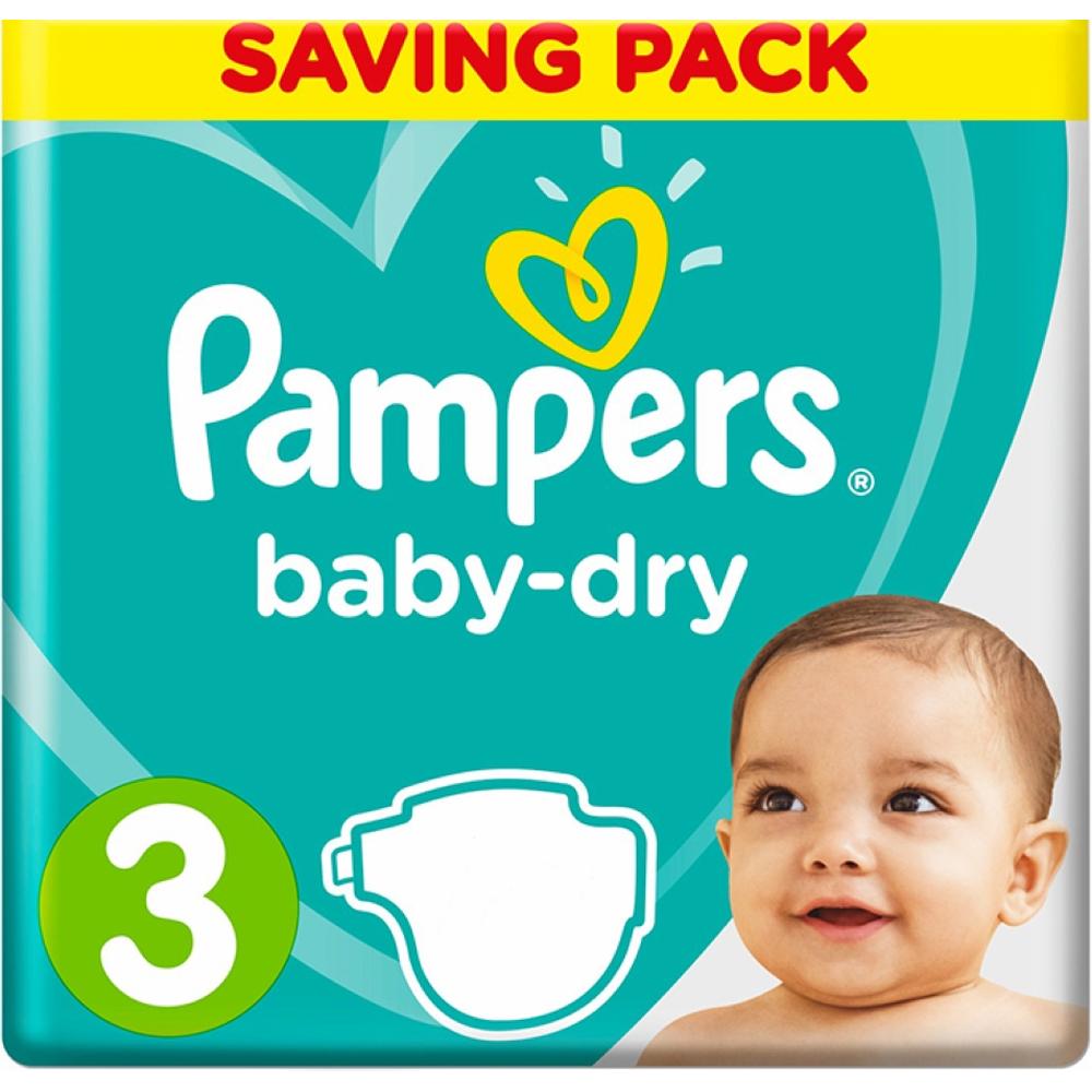 Couches Bébé Baby-dry Taille 3 (6-10kg) Pampers 68 unités