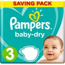 Couches Bébé Baby-dry Taille 3 (6-10kg) Pampers 68 unités