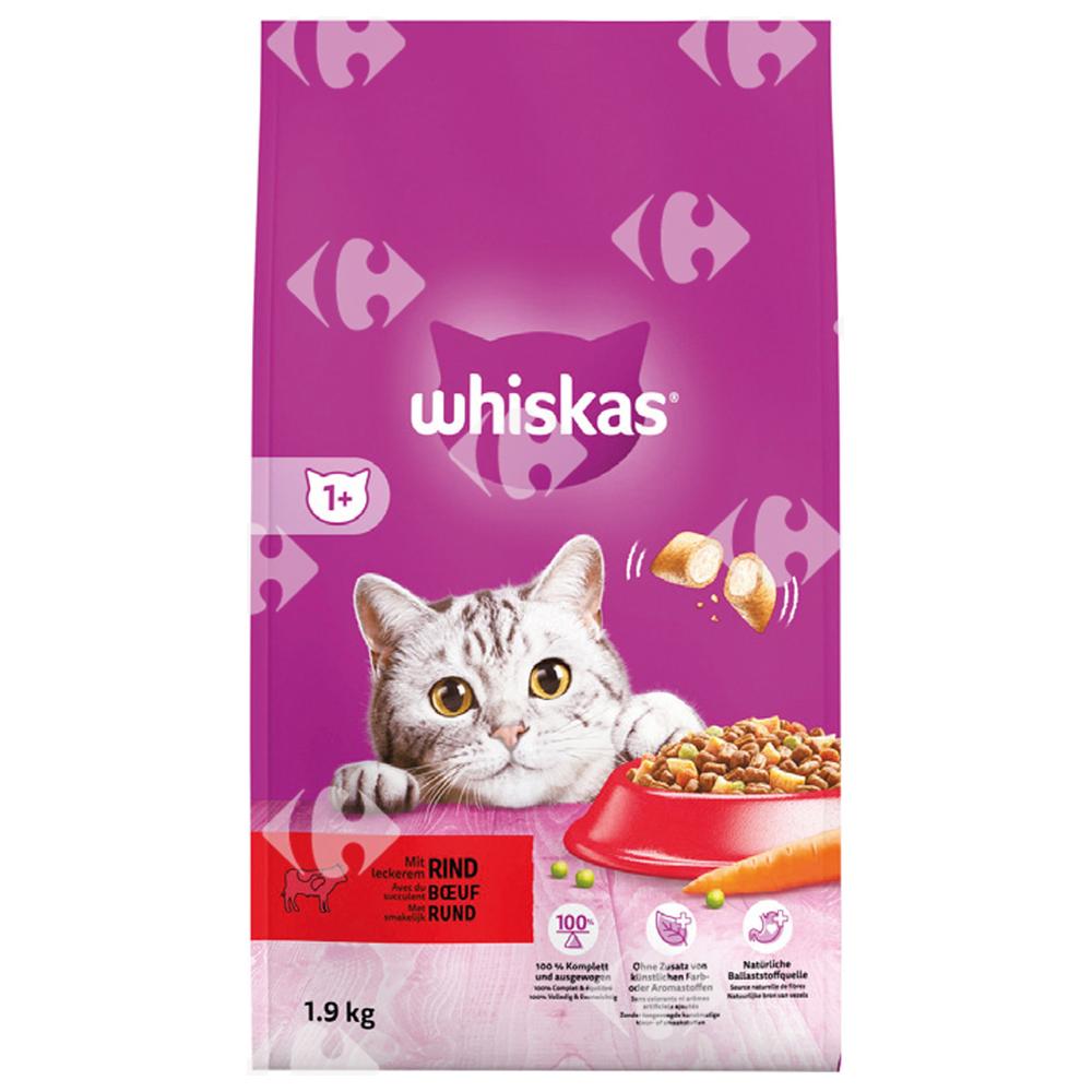 [560957] Croquettes au Bœuf pour Chats Adultes Whiskas 1,75kg