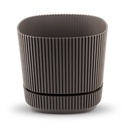 Pot Carré en Plastique 16.6×16.6x15cm