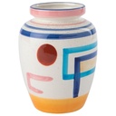 Vase Porcelaine Géométrique Kasa 15x20cm
