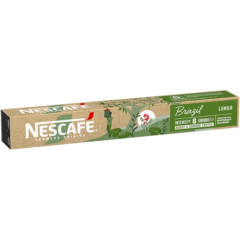 [721166] Capsules de Café Espresso Intensité 8 Brazil Nescafé 10 unités