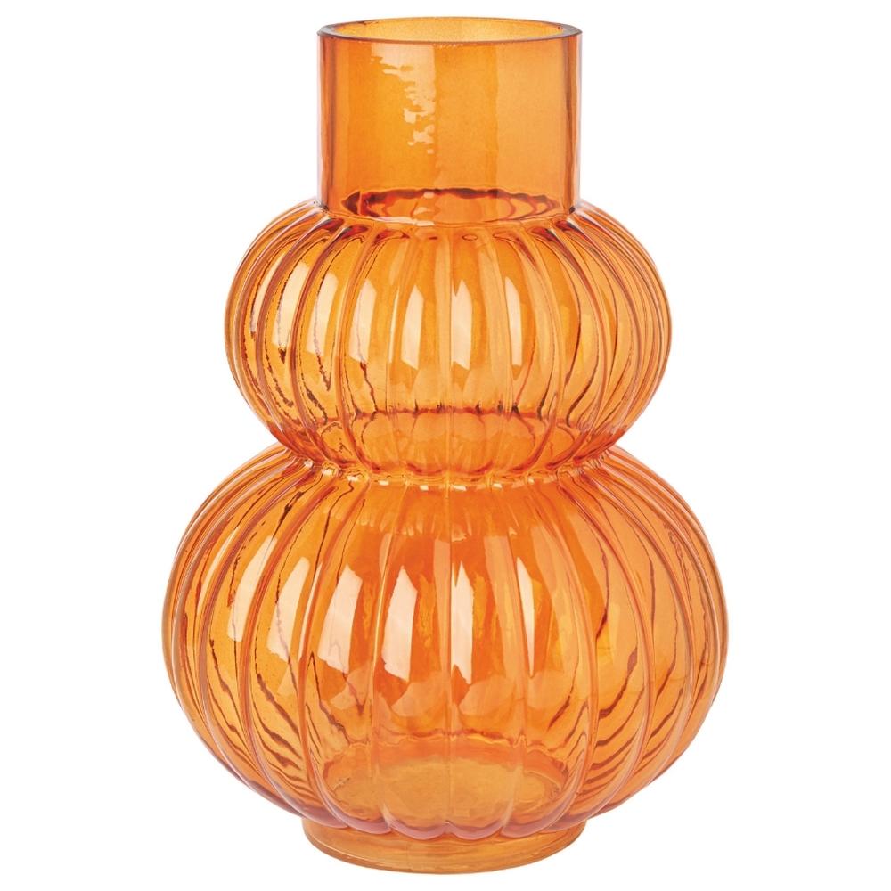 Vase en Verre Orange Kasa 25cm